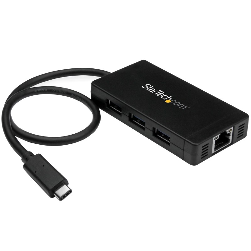 StarTechcom 3PT USB 30 HUB - USB-C GBE